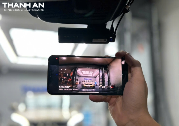 Chất lượng video Vietmap S860 ban ngày sắc nét chi tiết